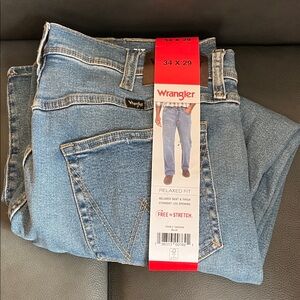 Wrangler Men’s Straight Leg Light Blue Jeans
